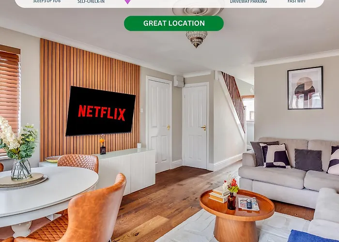 Shenley House - Close To City Centre - Driveway Parking, Self-Check-In, Workspace, Fast Wifi And Smart Tv By Yoko Property